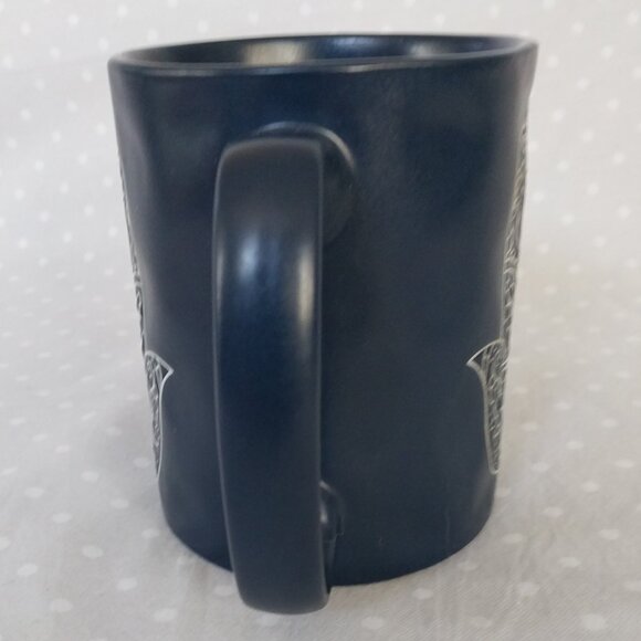 Stay Wild Moon Child Hamsa Hand Blue and White Coffee Mug - Picture 4 of 4